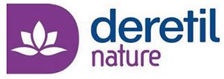 Its a logo of deretil nature in blue and purple