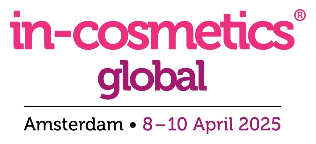 Logo of in-cosmetics global in amsterdam on 8-10 of April 2025